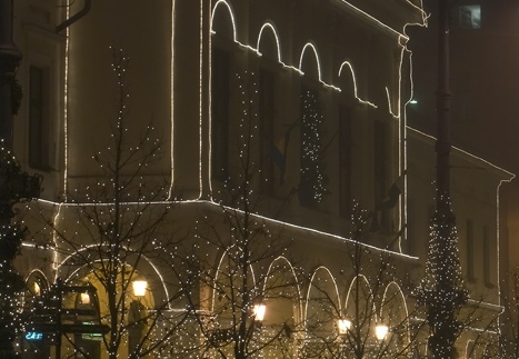 A főtér ünnepi hangulatban