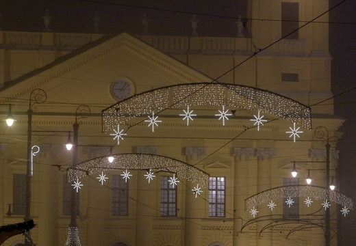 A főtér ünnepi hangulatban
